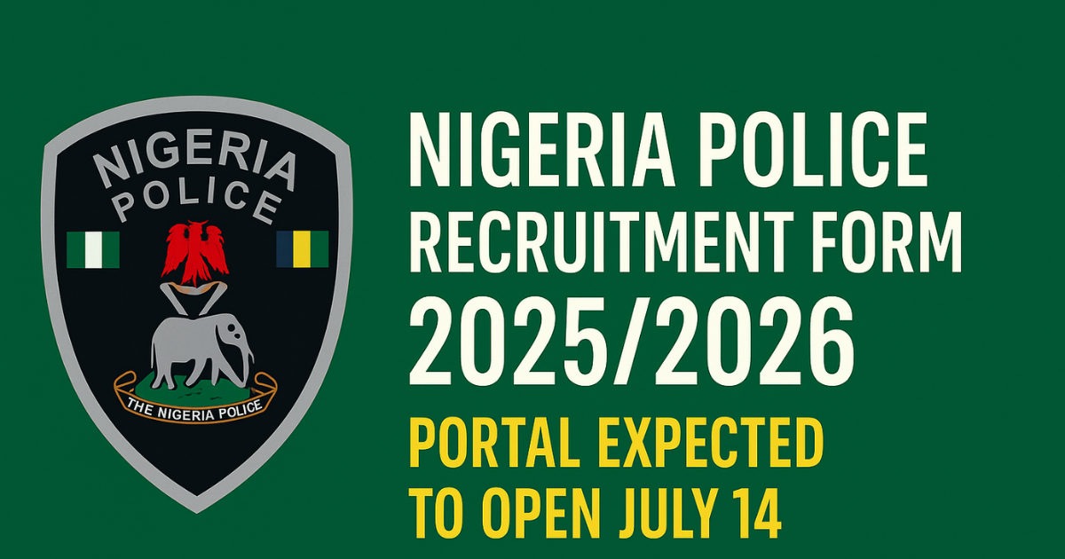 Nigerian police recruitment application form
